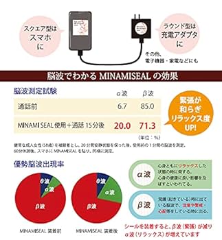 電磁波対策＊MINAMIシール　ブラック Amazon | LT-H【電磁波対策】MINAMI SEAL 5G対応 データで効果